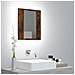 Mobile Bagno Specchio Led Rovere Fumo 40x12x45cm Multistrato - Foto miniatura 1
