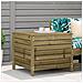 Poggiapiedi da Giardino 62x63,5x53,5cm Legno Impregnato di Pino - Foto miniatura 1