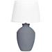 Lampada Da Tavolo Arcos Ceramica Grigio - Foto miniatura 4