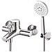 Miscelatore E Doccetta Per Vasca Da Bagno Cromato Atlantik40 - Foto miniatura 1