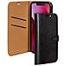 Custodia Per Iphone 13 Folio Wallet Chiusura Con Linguetta Magnetica, Nero - Foto miniatura 2