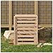 Compostiera 63,5x63,5x77,5 Cm In Legno Massello Di Pino - Foto miniatura 1