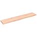 Ripiano A Parete 100x20x2 Cm Legno Massello Rovere Non Trattato - Foto miniatura 2