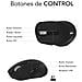 RATON OPTICO DUAL COMFORT ERGO DUAL BATERIA NEGRO mouse Universale Mano destra Bluetooth + USB Type-A Ottico 2400 DPI - Foto miniatura 6