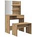 Set Toeletta Rovere Artigianale In Legno Multistrato - Foto miniatura 2