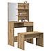 Set Toeletta Rovere Artigianale In Legno Multistrato - Foto miniatura 1