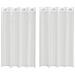 Tende In Voile Con Occhielli 2 Pz Bianco - Foto miniatura 2