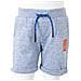 Pantaloncini per Bambini con Coulisse Blu Mélange 116 - Foto miniatura 8