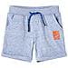 Pantaloncini per Bambini con Coulisse Blu Mélange 116 - Foto miniatura 1