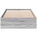 Giroletto Cassetti Grigio Sonoma 100x200 Cm Legno Multistrato - Foto miniatura 3
