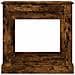 Cornice per Camino Rovere Fumo 90x30x90 cm in Truciolato - Foto miniatura 4