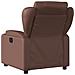 Poltrona Massaggiante Elettrica Marrone in Similpelle - Foto miniatura 5