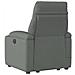 Poltrona Alzapersona Massaggi Reclinabile Grigio Scuro Tessuto - Foto miniatura 7