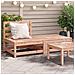 Divano Giardino Senza Braccioli con Poggiapiedi Legno Douglas - Foto miniatura 2