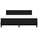 Letto a Box Spring con Materasso Nero 180x200 cm Tessuto - Foto miniatura 8