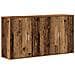 Consolle 2 pezzi Legno Antico 79x38x80 cm Legno Ingenerizzato - Foto miniatura 1