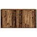 Consolle 2 pezzi Legno Antico 79x38x80 cm Legno Ingenerizzato - Foto miniatura 6