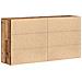Consolle 2 pezzi Legno Antico 79x38x80 cm Legno Ingenerizzato - Foto miniatura 8