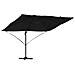 Ombrellone Cantilever Nero - Foto miniatura 1