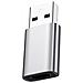 Adattatore Usb 3.0 Maschio A Type-c Femmina Per Trasferimento Dati E Audio Digitale (confezione Da 2) Grey - Foto miniatura 2