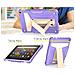 Custodia Per Amazon Fire Hd 10 Armata Con Supporto Viola - Foto miniatura 3
