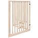 Cancello per Cani con Porta Pieghevole 4 Pannelli 320 cm Pioppo - Foto miniatura 5