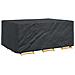Copertura per mobili da esterno Nero 210 x 130 x 70 cm 420D - Foto miniatura 3
