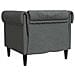 Poltrona Chesterfield Grigio scuro 78.5 x 74.5 x 74.5 cm - Foto miniatura 6