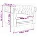 Poltrona Chesterfield Grigio scuro 78.5 x 74.5 x 74.5 cm - Foto miniatura 8