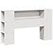 Letto Libreria senza Materasso Bianco 135x190 cm Legno di Pino - Foto miniatura 6