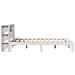 Letto Libreria senza Materasso Bianco 135x190 cm Legno di Pino - Foto miniatura 7