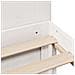 Letto Libreria senza Materasso Bianco 135x190 cm Legno di Pino - Foto miniatura 9