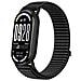 Cinturino In Nylon Con Motivo Montano Selvaggio Compatibile Con Xiaomi Mi Band Serie 10/9/8 Black - Foto miniatura 1