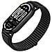 Cinturino In Nylon Con Motivo Montano Selvaggio Compatibile Con Xiaomi Mi Band Serie 10/9/8 Black - Foto miniatura 3