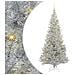 Albero di Natale con 300 LED con supporto Argento 210 cm PET - Foto miniatura 1