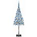 Albero di Natale con 300 LED Bianco 180 cm PE e Acciaio - Foto miniatura 4