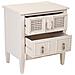 Comodino In Legno Laccato 46x32x52 Beige - Foto miniatura 2