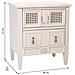 Comodino In Legno Laccato 46x32x52 Beige - Foto miniatura 4