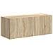 Set di Mobiletto da TV a Parete 6 pcs Rovere Sonoma - Foto miniatura 5