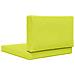 Cuscino per divano da esterno 2 pcs Verde Poliestere - Foto miniatura 7