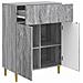 Credenza Sonoma grigio 66 x 34,5 x 90 cm Legno ingegnerizzato - Foto miniatura 2