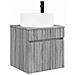 Mobile lavabo da parete Sonoma grigio 49 x 44,5 x 65,5 cm - Foto miniatura 1