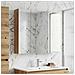 Mobiletto per specchio da bagno Rovere Artigianale - Foto miniatura 4