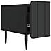 Mobile TV Nero 147 x 34,5 x 32 cm Legno ingegnerizzato - Foto miniatura 7