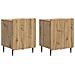 Armadio da Notte 2 pcs Rovere Artigianale 43 x 34,5 x 52 cm - Foto miniatura 1