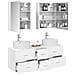Set di mobili per il bagno 5 pcs Bianco - Foto miniatura 3