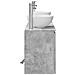 Set di Armadi da Bagno 3 pz Grigio Cemento 49,5 x 35 x 63 cm - Foto miniatura 9