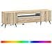 Mobile TV LED Rovere Sonoma Legno ingegnerizzato - Foto miniatura 3