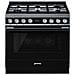 Cucina Elettrica CPF9GPBL 6 Fuochi a Gas Forno Elettrico Dimensione 90 x 60 cm Colore Nero - Foto miniatura 1