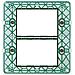 Supporto Plana 1, 2, 3, 4, 6, 7, 14, 21 Moduli Posti - Supporti Placche Interruttori - 6 Posti Supporti - Cestelli - Foto miniatura 1